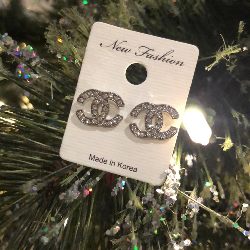 Gifted to me - Chanel earrings lookalike/brand new!